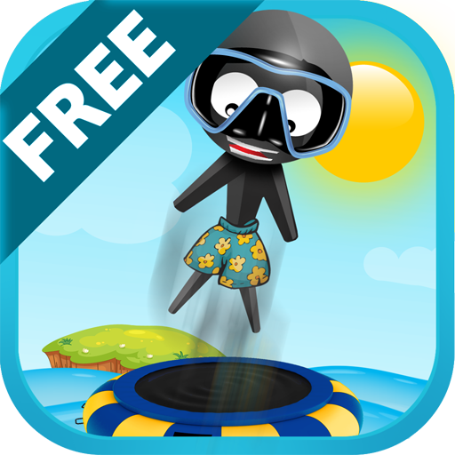 Stickman Water Trampoline FREE icon
