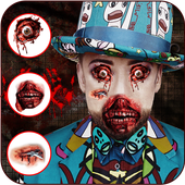 Zombie Scary Horror Face monster photo Editor icon