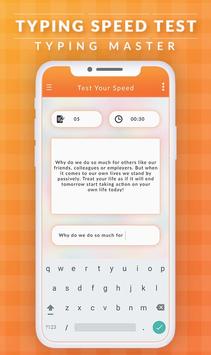Typing Speed Test - Typing Master скриншот 2