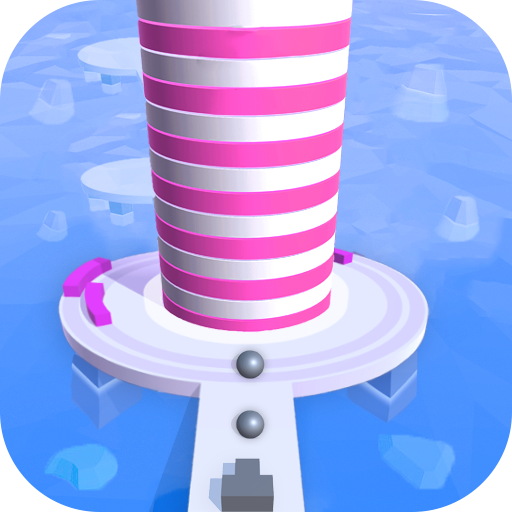 3D Ball Stack Tower icon