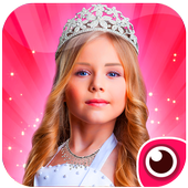 princess crown kids photo editor  : camera sticker icon