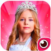 princess crown kids photo editor  : camera sticker