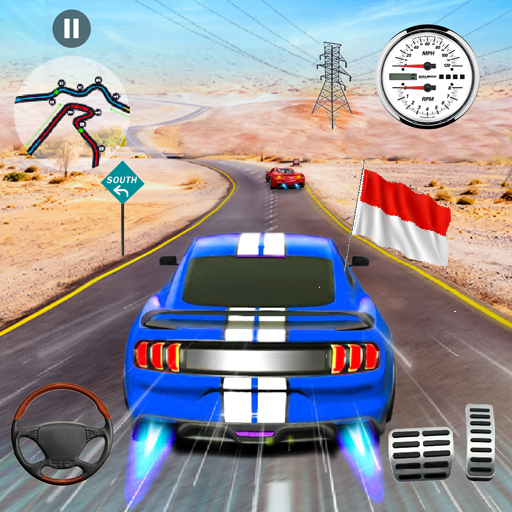 ikon Mobil Balap Permainan 3d Balap