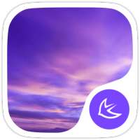 Purple Sky-APUS Launcher theme on 9Apps