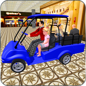 Shopping Mall Taxi Driver Cart Simulator icon