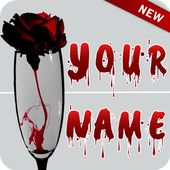 Stylish Blood fonts / texts photo editor icon