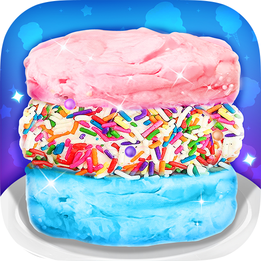 Cotton Candy Ice Cream Sandwiches icon