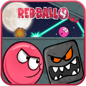 Red Jump 4 : bounce ball Vol 3 أيقونة