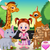 Baby Girl Games Zoo Adventures icon