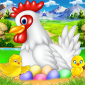 Chicken Poultry Farm breeding game icon