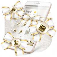 Extravagant Platinum Gold Bowknot Theme