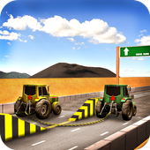 Chained Tractor Racing Game icon