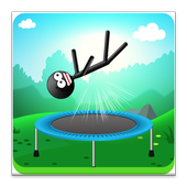 Stickman Trampoline Jump icon