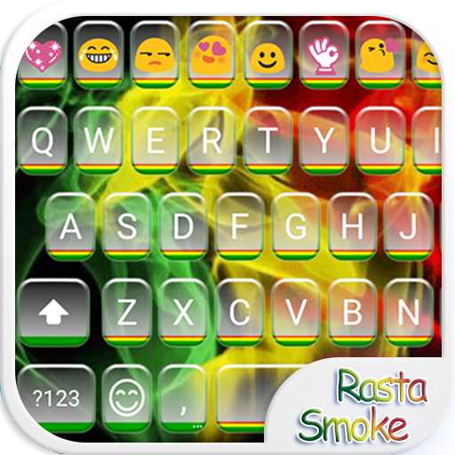 Rasta Smoke Emoji Keyboard icon