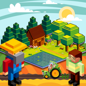 Harvesting Farm Tractor Driving Simulator 17 icon