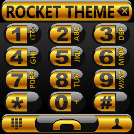 Theme Futura Gold Rocketdial icon