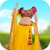 Lahenga Saree Woman Photo Editor on 9Apps