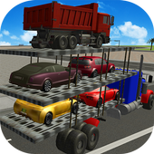 6X6 Multi Storey Truck Parking icon