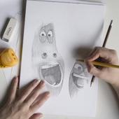 How to Draw Larva and Anime icon