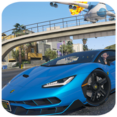 City Traffic Driving Lamborgini Simulator icon