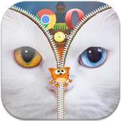Cat Zipper Screen Lock Free on 9Apps