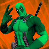 Rope Web Swing Hero : Crime Fort Night Battle icon