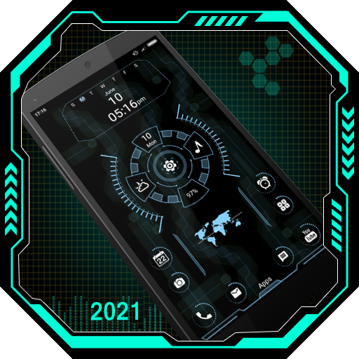 Grace full Launcher - App lock, Hide App, Hi-tech icon