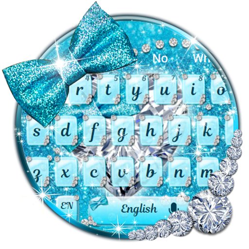 Turquoise Gorgeous Keyboard icon