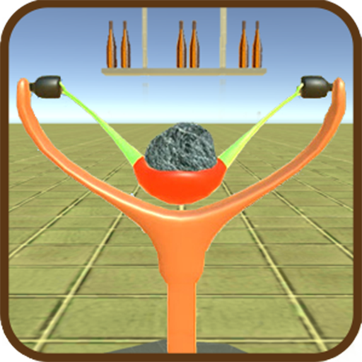 Slingshot 3D - [3D bottle breaking game] icon