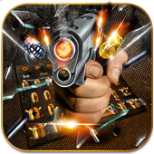Bullet shot keyboard theme icon