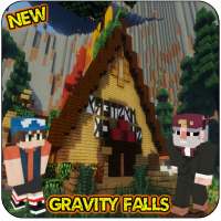 Map Gravity Falls City : Mystery Town