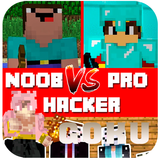 Noob vs Pro vs Hacker vs Goku  أيقونة