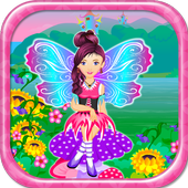 fairy bathing girls games icon