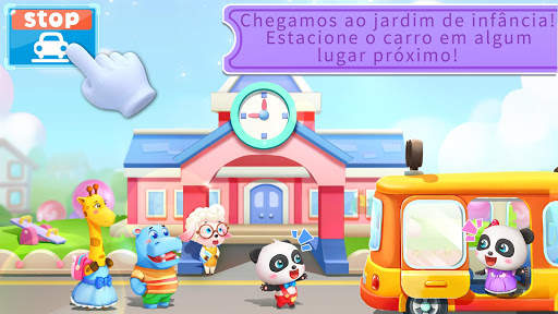 Ônibus escolar do Bebê Panda screenshot 3