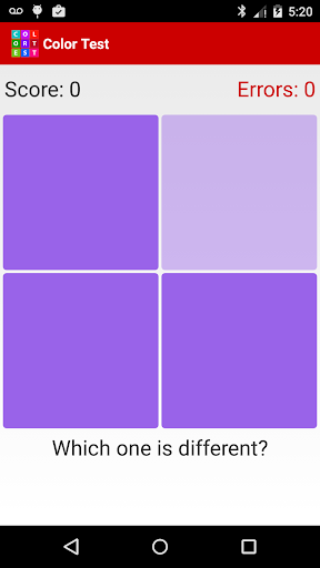 Color Test screenshot 1