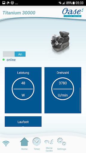 OASE FM-Master WLAN screenshot 4