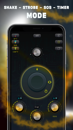 Flashlight LED Torch Light Bright Shake Flashlight screenshot 2