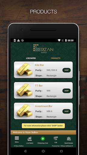 Rizan Bullion screenshot 2