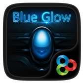 Blue Glow GO Launcher Theme on 9Apps