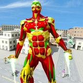 Flying Robot Superhero: Crime City Rescue icon