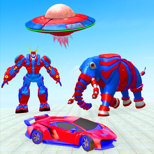 Grand Elephant Robot Jet Transform game icon