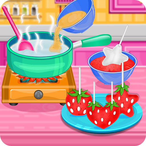 Strawberry Shaped Pops - Cooking Games icon