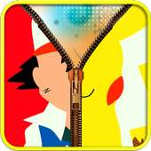 Ash & Pikachu Zip ScreenLocker