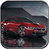 Luxury car Theme Black red