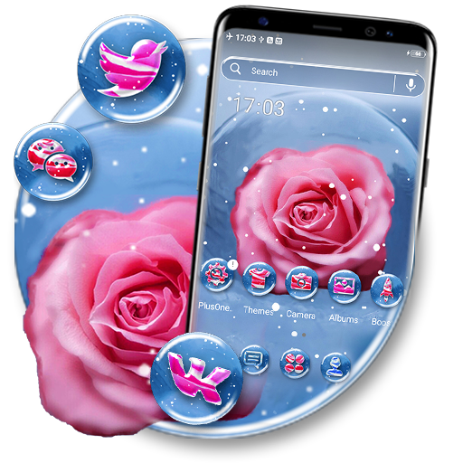 Rose Magic Ball Theme أيقونة