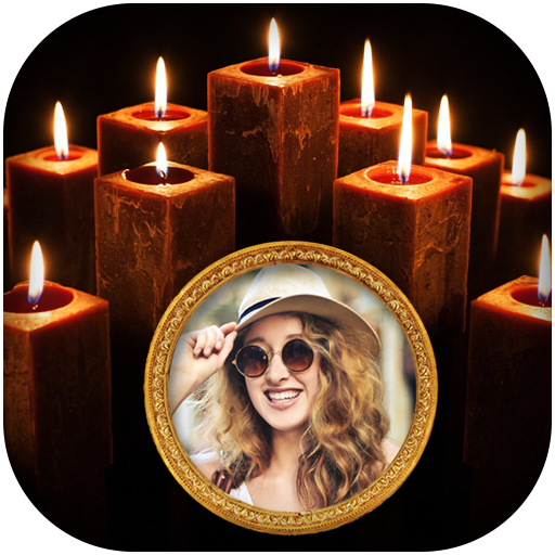 Candle Light Photo Frame - Collage Editor icon