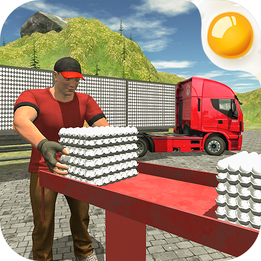 Supermarket Egg Transport Truck Driver Sim 2019 icon