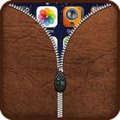 Leather Zipper Lock Screen HD on 9Apps