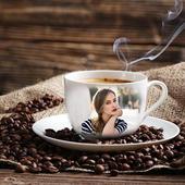 Coffee cup photo frames HD : Photo editor New icon