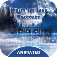 White Iceland Animated Keyboard on 9Apps